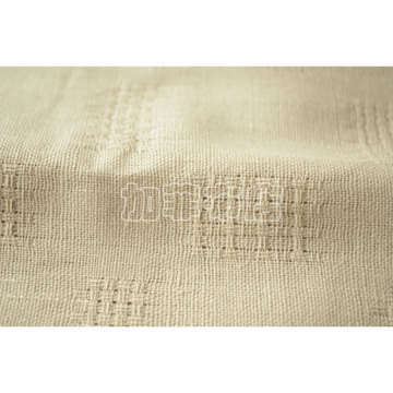 文艺之韵 提花镂空麻棉布，黑色本色白色的半米诗篇